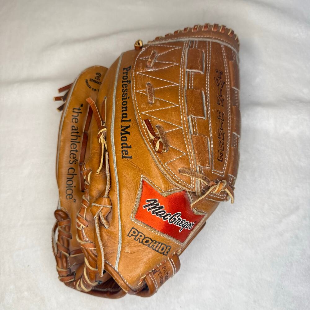 Vtg MacGregor PX2 Pro Hide Professional Model Baseball Glove Left Hand Throw